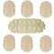 Pack of 6 Fancy Table Mats With 1 Table Runner (RPM2)
