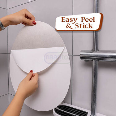 Oval Shape Mirror Wall Sticker (MWS3)