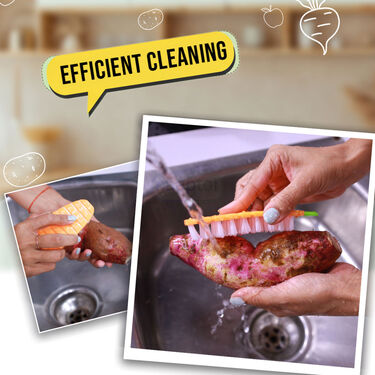 Vegetable & Fruit Washing Brush Buy 1 Get 1  (VFWB)