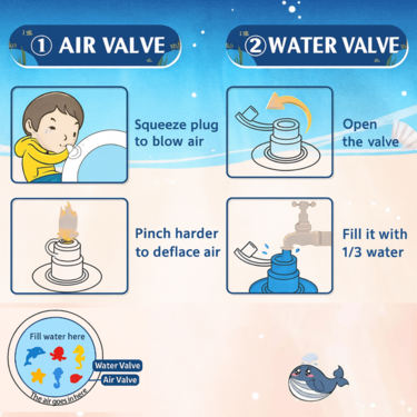 Happy Baby Tummy Time - Water Play Mat (IB7)