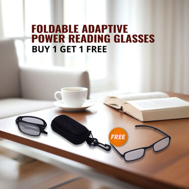 Foldable Adaptive Power Reading Glasses Buy 1 Get 1 Free (2FORG)
