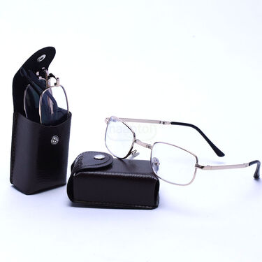 Foldable Metal Frame Bifocal Adaptive Power Reading Glasses Buy 1 Get 1 Free (2FBORGM)