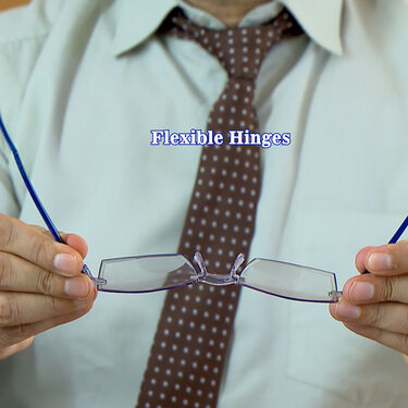 Rimless Bifocal Adaptive Power Reading Glasses Buy 1 Get 2 Free (3BORG3)