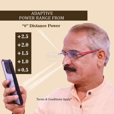 Rimless Bifocal Adaptive Power Reading Glasses Buy 1 Get 2 Free (3BORG6)