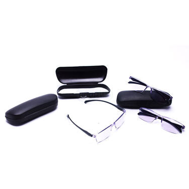 Rimless Adaptive Power Coloured Reading Glasses Buy 1 Get 2 Free (3CORG2)