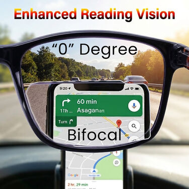 Full Frame Bifocal Adaptive Power Coloured Reading Glasses Buy 1 Get 2 Free (3BCORG7)