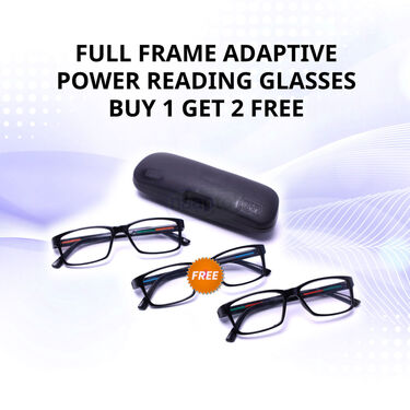 Full Frame Adaptive Power Reading Glasses Buy 1 Get 2 Free (3ORG5)