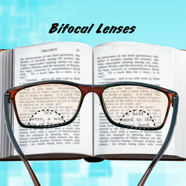 Full Frame Bifocal Adaptive Power Coloured Reading Glasses Buy 1 Get 2 Free (3BCORG8)