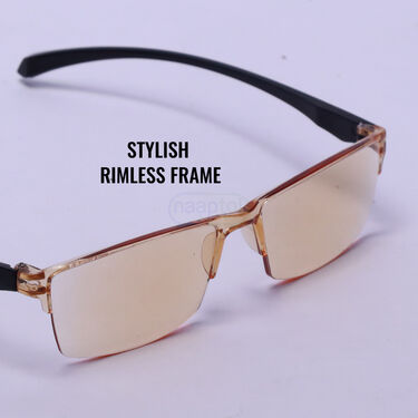 Rimless Adaptive Power Coloured Reading Glasses Buy 1 Get 2 Free (3CORG3)