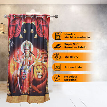 3d Printed Durga Maa Curtain (CU10)