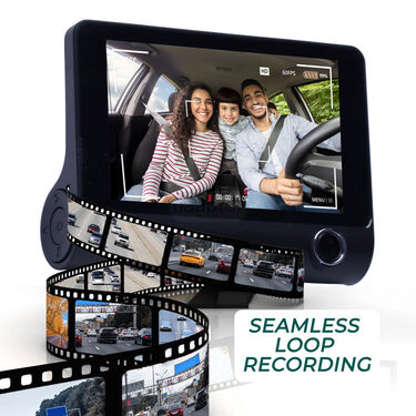 Dual Car Camera Recorder With Display (CCTV26)