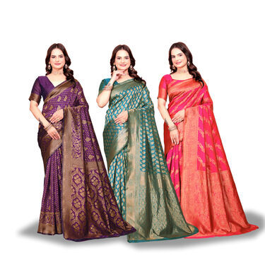 Royal Banarasi Inspired Elegant Sarees - Pick Any 1 (RBIS2)
