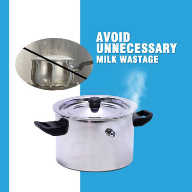Stainless Steel Double Wall Milk Boiler - 2.0 Ltr (1MB2)