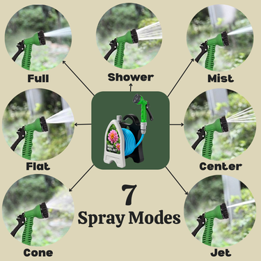 Portable Garden Hose Reel with Multi Spray Water Gun (GHR1)