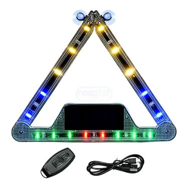 Solar Powered Wireless Foldable Road Safety Signal For Car (CTSL)