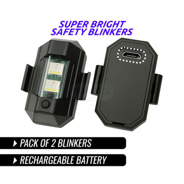 2 Wheeler Safety Combo of Brake Lock & Blinker (BBL2)