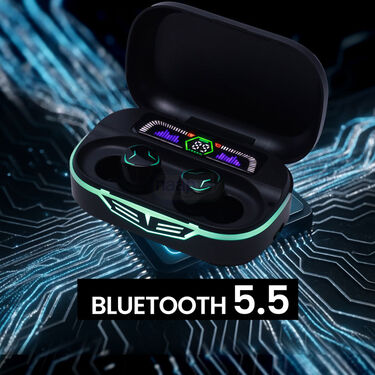 Wireless Earbuds With Charging Case Display Power Bank And Rgb Lights (TWS81)