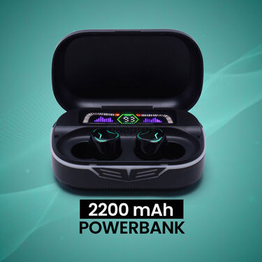 Wireless Earbuds With Charging Case Display Power Bank And Rgb Lights (TWS81)