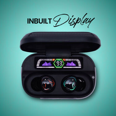 Wireless Earbuds With Charging Case Display Power Bank And Rgb Lights (TWS81)