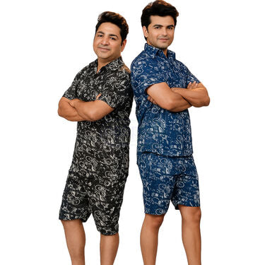 Pick Any 1 Mens Printed Night Wear Set (1PNW1)
