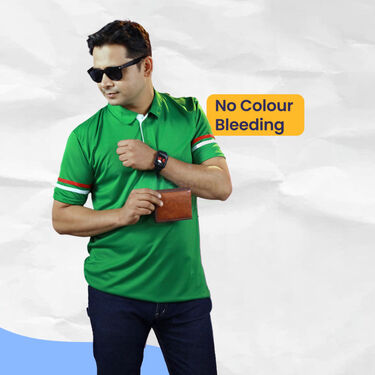 Pack of Designer Collar  T-Shirts With Watch+Wallet And Sunglass Free (5PTW8)