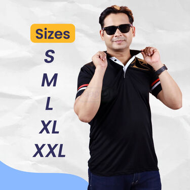 Pack of Designer Collar  T-Shirts With Watch+Wallet And Sunglass Free (5PTW8)