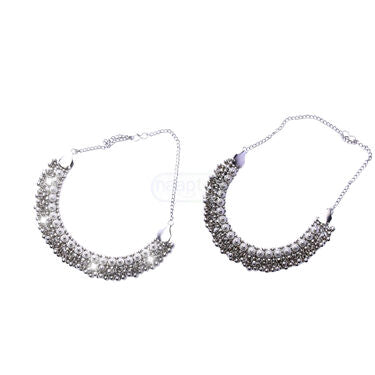 Traditional Oxidized Silver Ghungroo Payal (DP5)