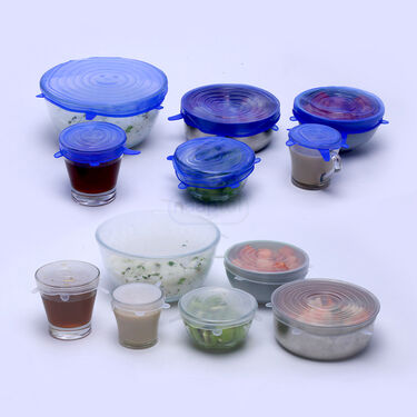 Buy 6 Get 6 Silicone Reusable Flexible Covers (6FSC)