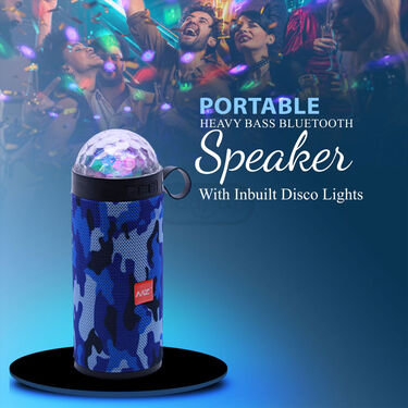 Portable Wireless Speaker With RGB Disco LED (BLS10)