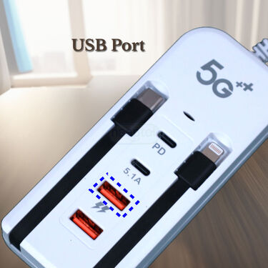 Charging Power Socket USB Hub Adapter (CDC13)