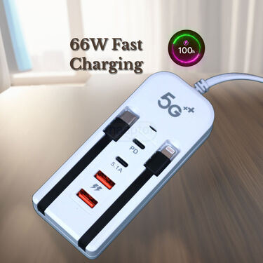 Charging Power Socket USB Hub Adapter (CDC13)