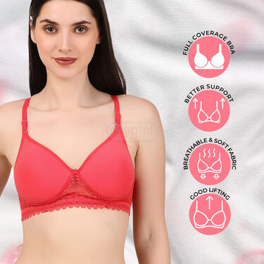 Fancy Soft Padded Honeymoon Bra And Panty Set - B1 G1 Free (2PBP)