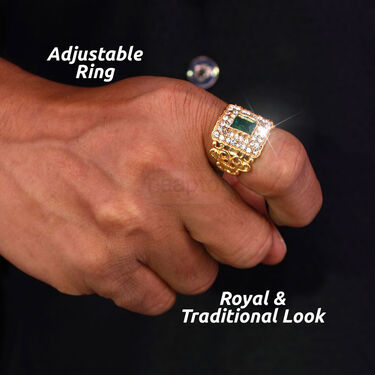 Maharaja Golden Austrian Diamond Ring (MADR2)