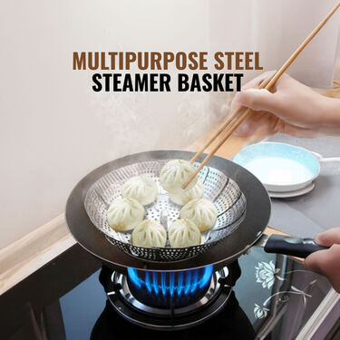 Multipurpose Steel Steamer Basket (1SSB1)