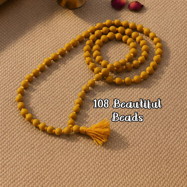 Haldi Japa Mala - 108 Beads (HJM4)