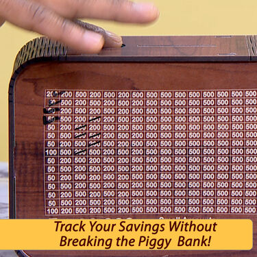 Wooden Piggy Bank Buy 1 Get 1 Free (WPB4)