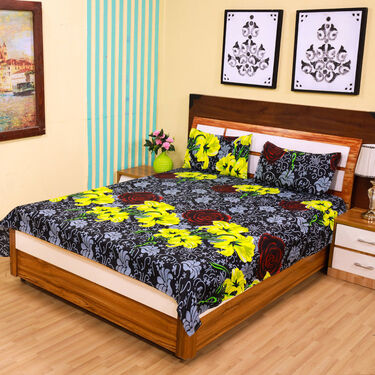 Pack Of 8 Double Bed Sheets With16 Pillow Covers Free (8BS65)