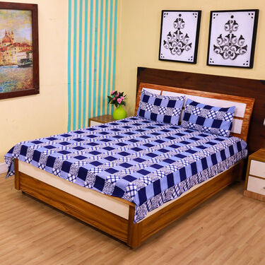 Pack Of 8 Double Bed Sheets With16 Pillow Covers Free (8BS65)