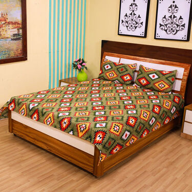 Pack Of 8 Double Bed Sheets With16 Pillow Covers Free (8BS65)