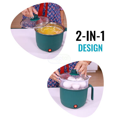 Multipurpose Electric Cooking Pot With Steamer (EFM12)