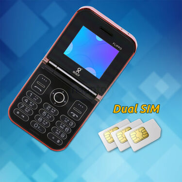 Dual Sim Stylish Fold Mobile With 4 Languages (PMH10)