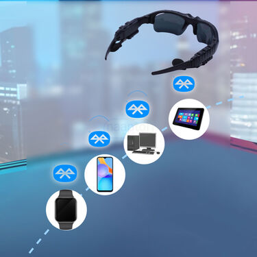 Bluetooth Smart Glasses With Free Hard Case (SSH)