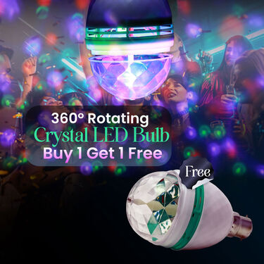 Rotating 360 Degree Crystal Led Bulb B1G1 (DL1)