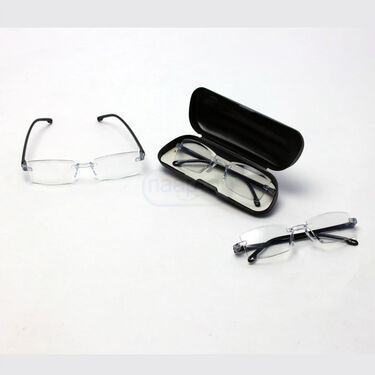 Rimless Photochromatic Bifocal Adaptive Power Reading Glasses Buy 1 Get 2 Free (3BPORG)
