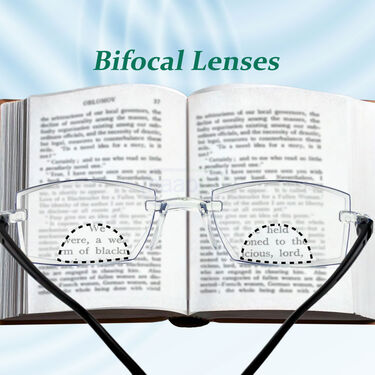 Rimless Photochromatic Bifocal Adaptive Power Reading Glasses Buy 1 Get 2 Free (3BPORG)