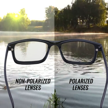 3 In 1 Frame Glasses Polarized with Magnetic Clip On Frame (FFPC1)