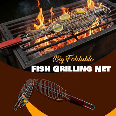Big Foldable Fish Grilling Net (FGN)
