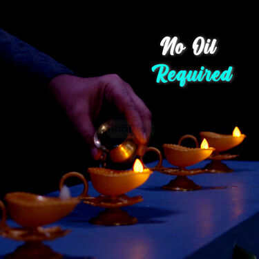 PACK OF 4 Water Sensor Chirag Diyas (LL5)