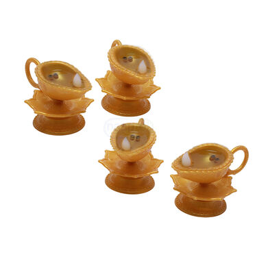 PACK OF 4 Water Sensor Chirag Diyas (LL5)