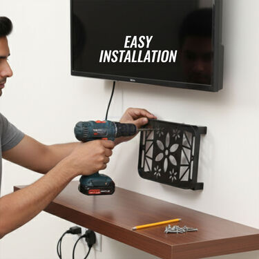 Set Top Box Stand With Remote Holder (SRH)